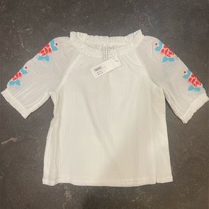 Girls Janie & Jack - NEW - White Blouse Size 7